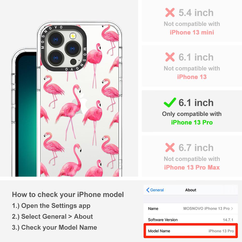 Flamingo Phone Case - iPhone 13 Pro Case - MOSNOVO