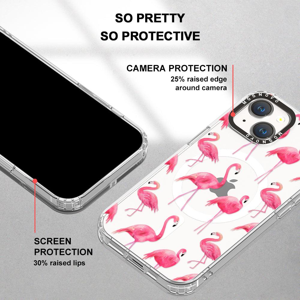 Flamingo Phone Case - iPhone 14 Plus Case - MOSNOVO