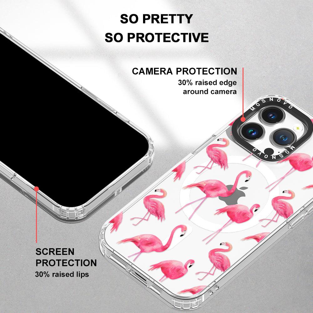 Flamingo Phone Case - iPhone 14 Pro Max Case - MOSNOVO