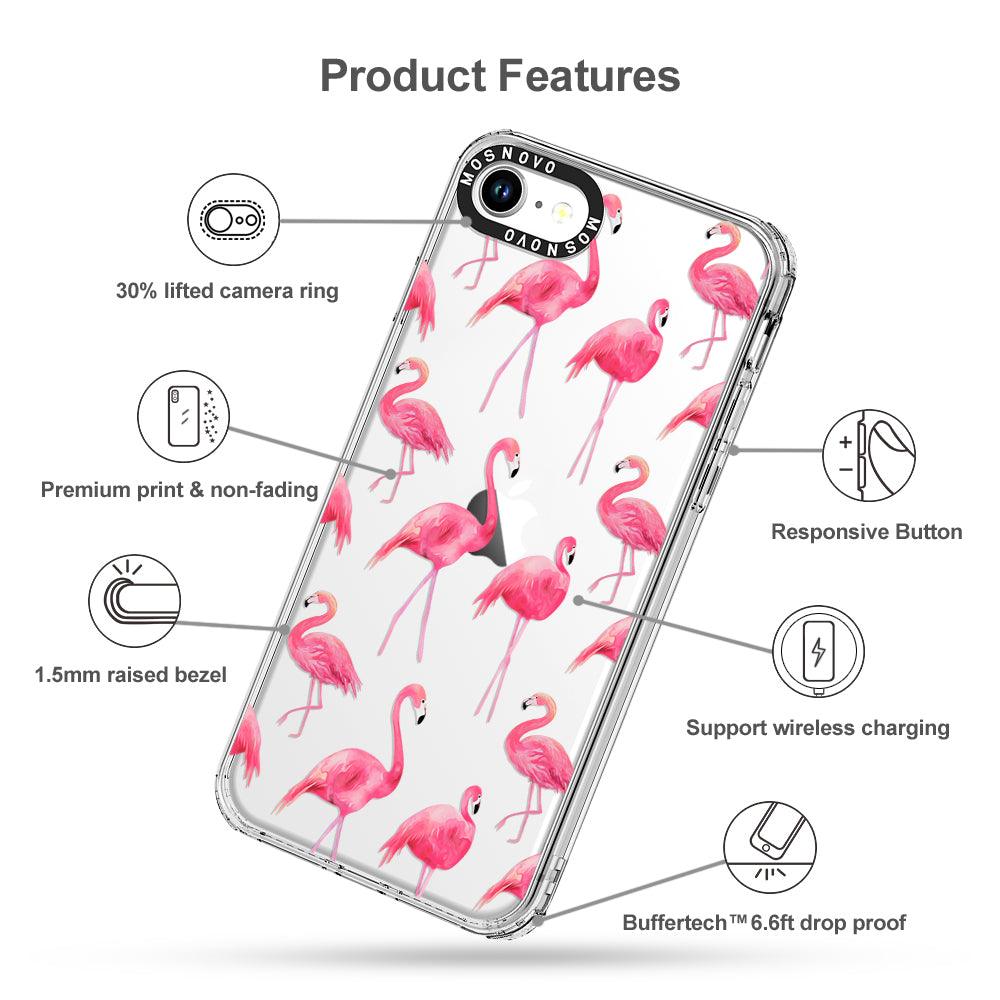 Flamingo Phone Case - iPhone SE 2020 Case - MOSNOVO