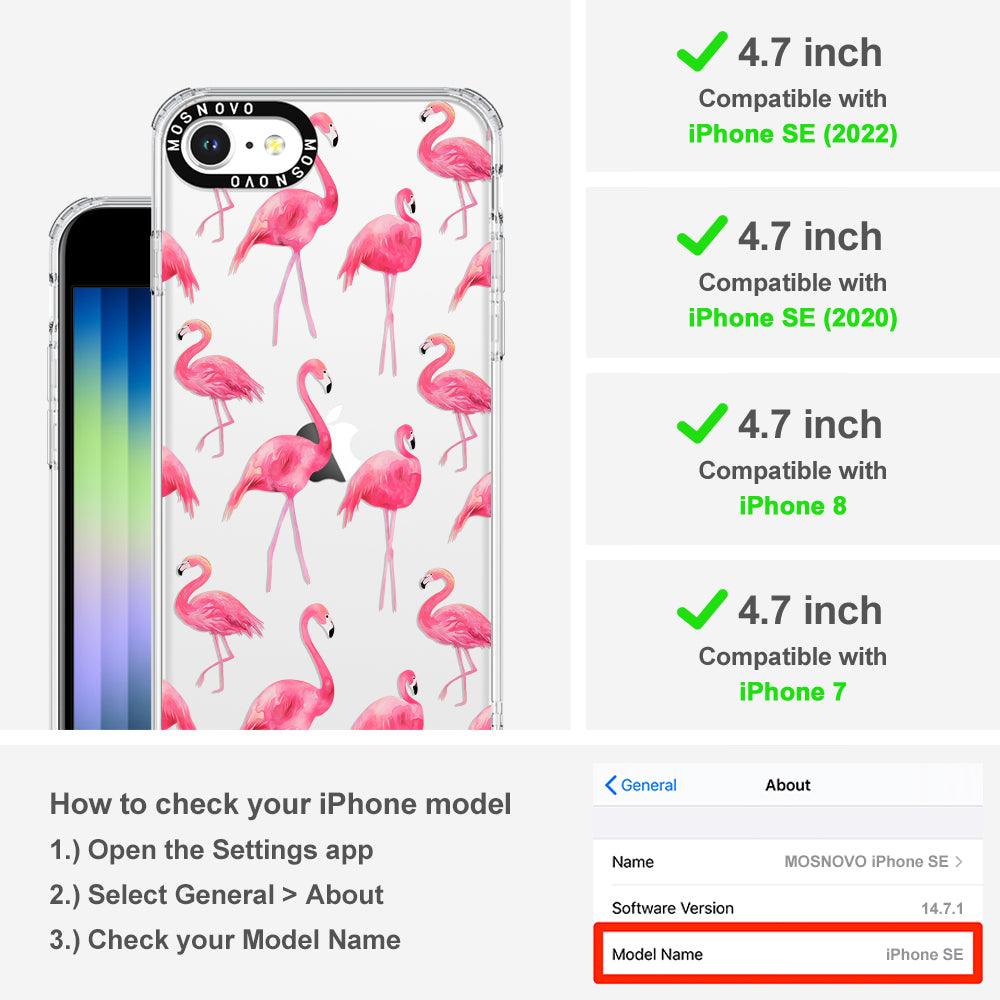 Flamingo Phone Case - iPhone SE 2022 Case - MOSNOVO