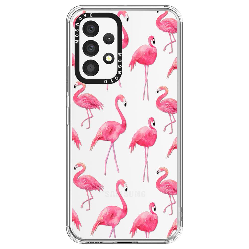 Flamingo Phone Case - Samsung Galaxy A53 Case - MOSNOVO