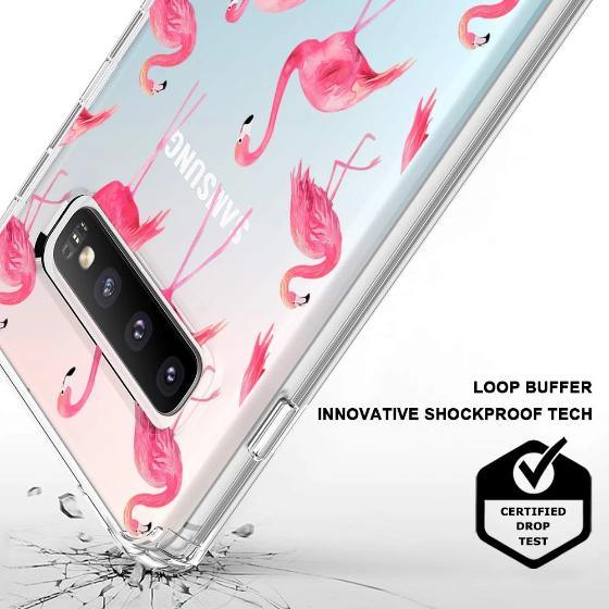 Flamingo Phone Case - Samsung Galaxy S10 Plus Case - MOSNOVO