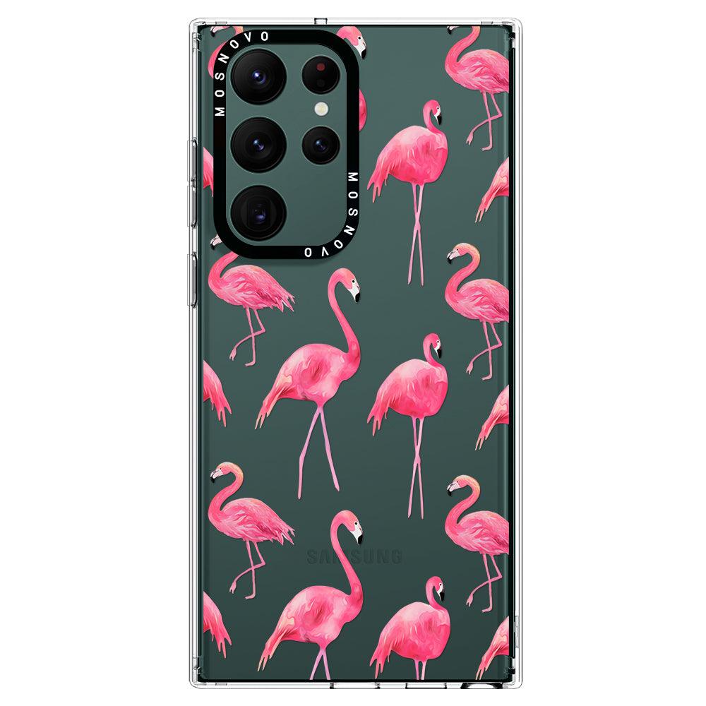 Flamingo Phone Case - Samsung Galaxy S22 Ultra Case - MOSNOVO