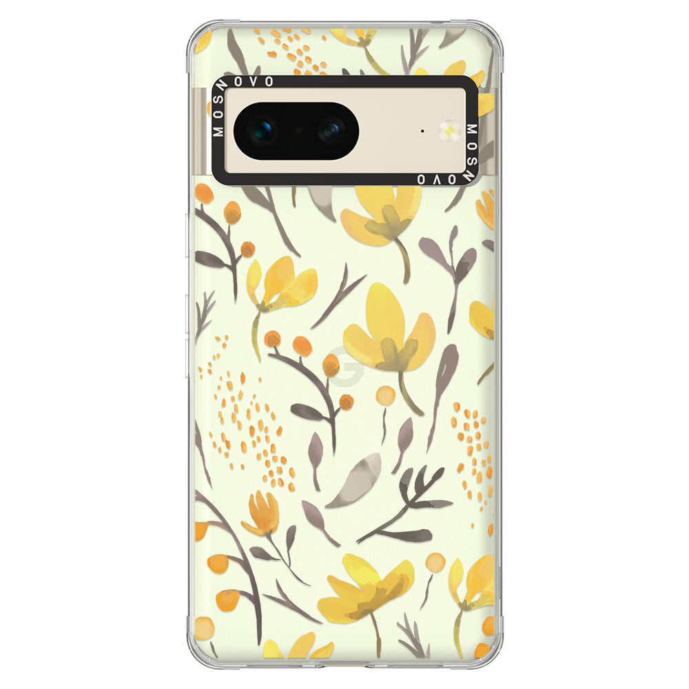 Floral Flower Phone Case - Google Pixel 7 Case - MOSNOVO