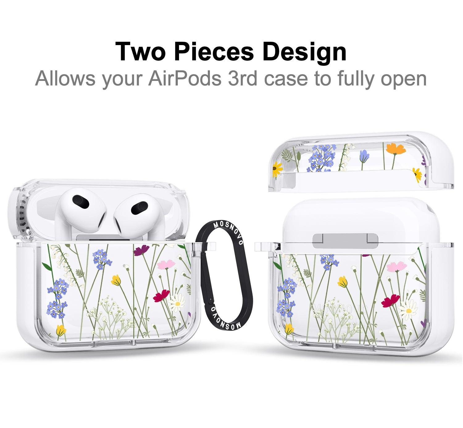 Floral Garden Lavender Daisy Flower AirPods 3 Case (3rd Generation) - MOSNOVO