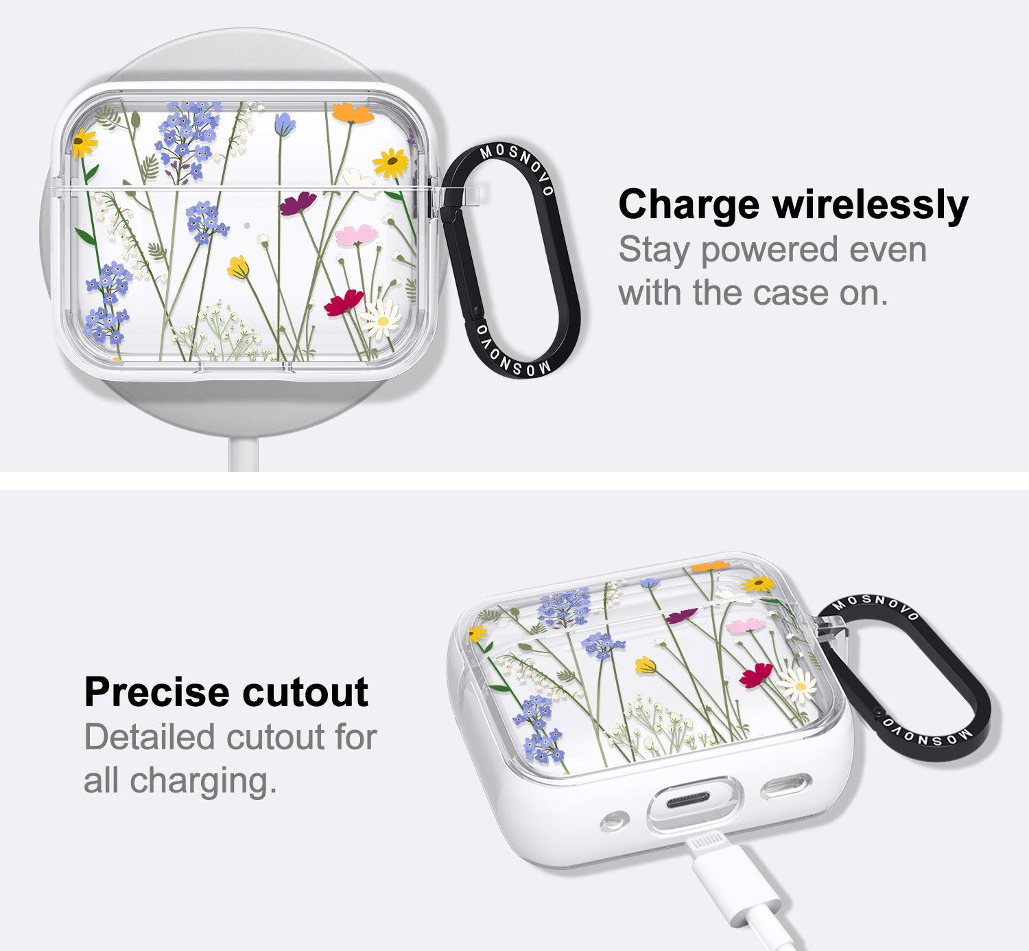 Floral Garden Lavender Daisy Flower AirPods Pro 2 Case (2nd Generation) - MOSNOVO