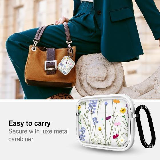 Floral Garden Lavender Daisy Flower AirPods Pro Case - MOSNOVO