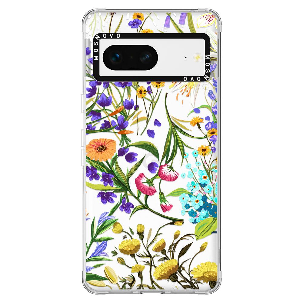 Floral Garden Phone Case - Google Pixel 7 Case - MOSNOVO