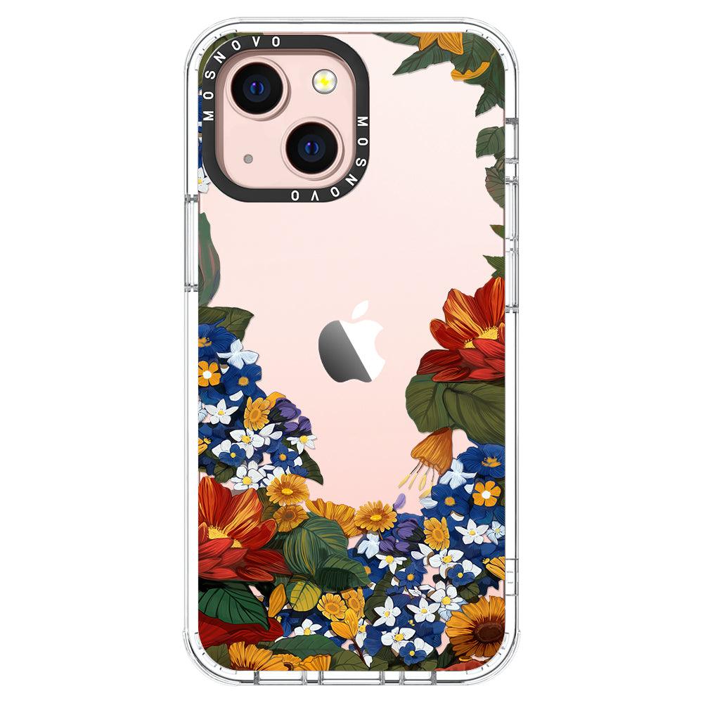 Summer Garden Phone Case - iPhone 13 Mini Case - MOSNOVO