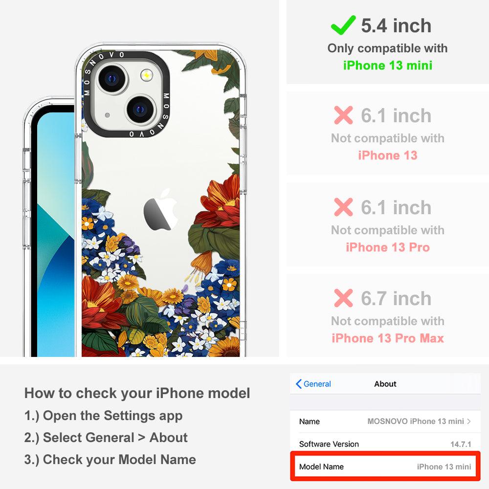 Summer Garden Phone Case - iPhone 13 Mini Case - MOSNOVO