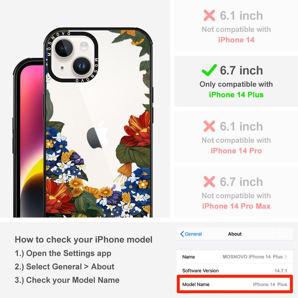 Summer Garden Phone Case - iPhone 14 Plus Case - MOSNOVO