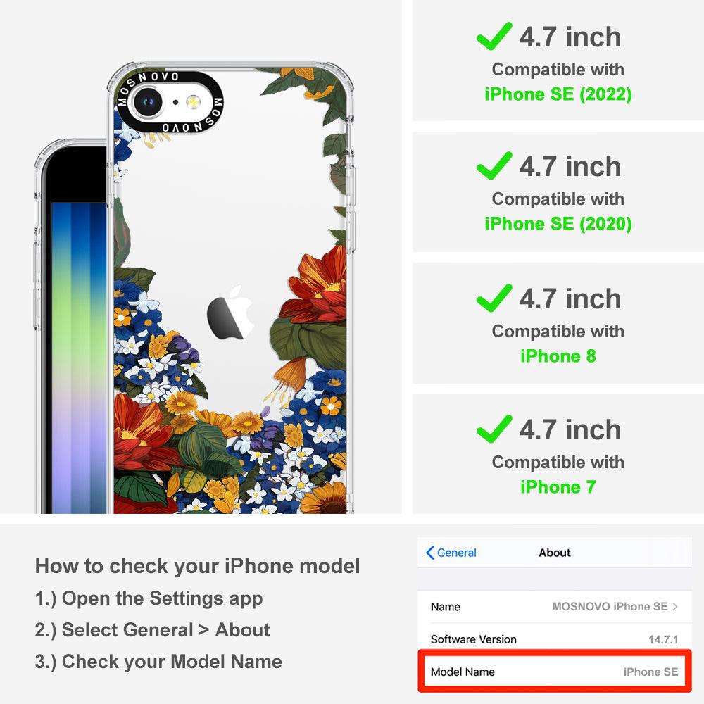 Summer Garden Phone Case - iPhone SE 2020 Case - MOSNOVO