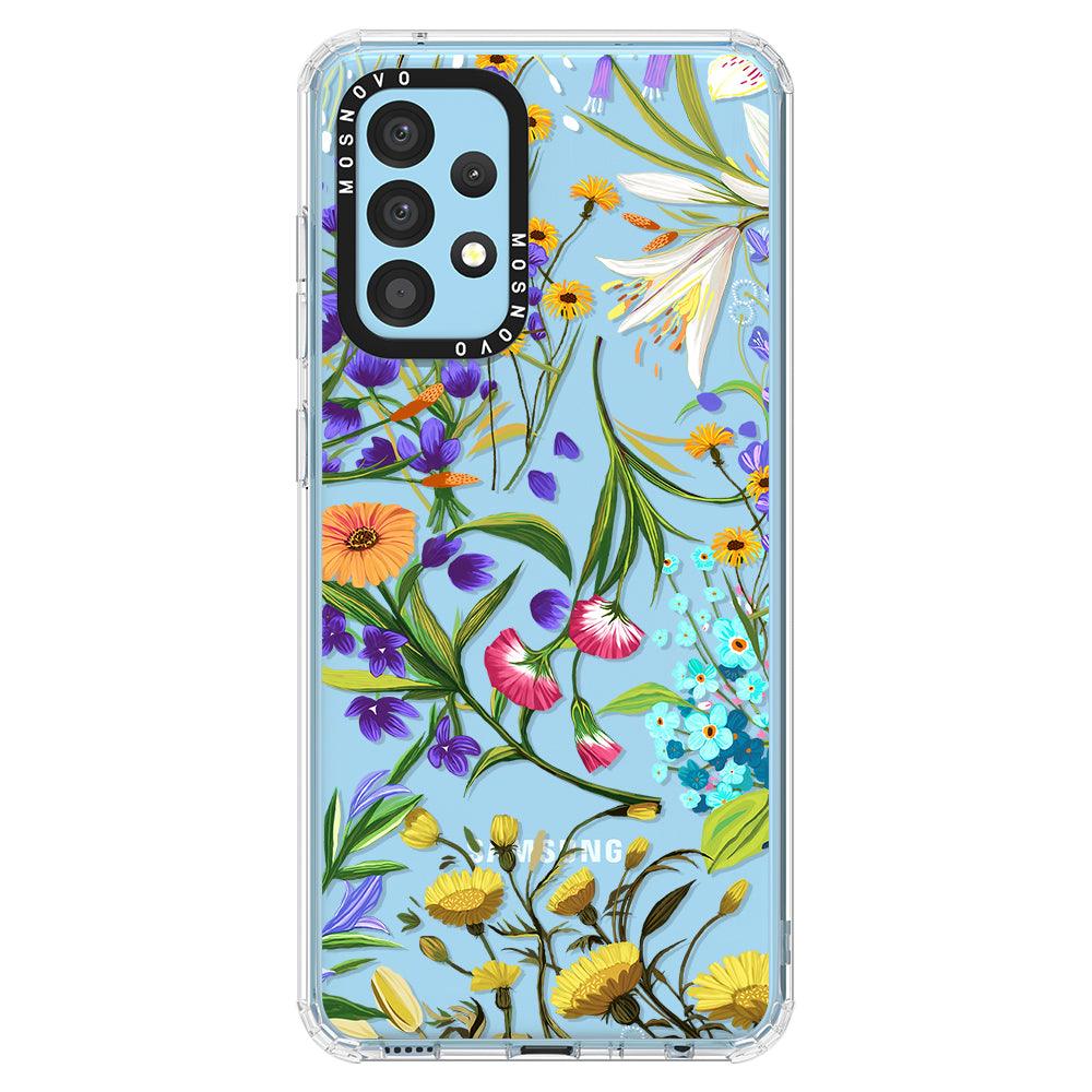 Floral Garden Phone Case - Samsung Galaxy A52 & A52s Case - MOSNOVO