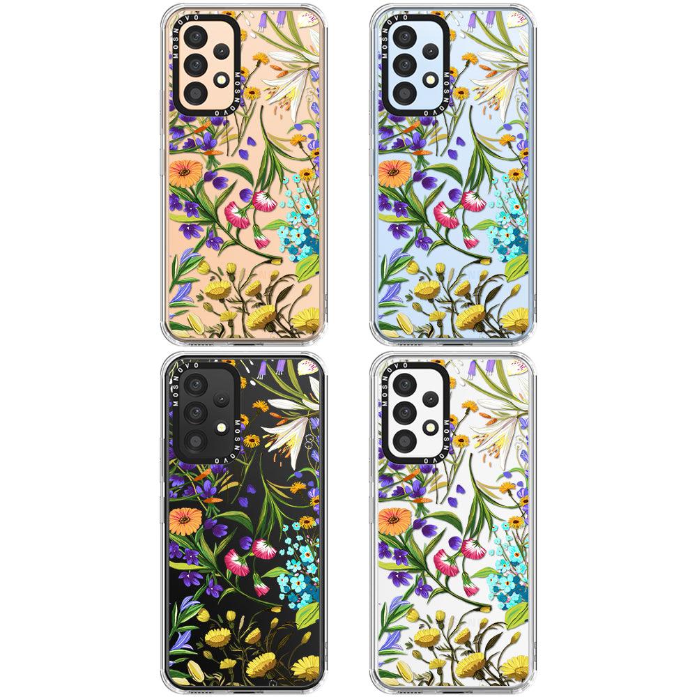 Floral Garden Phone Case - Samsung Galaxy A53 Case - MOSNOVO