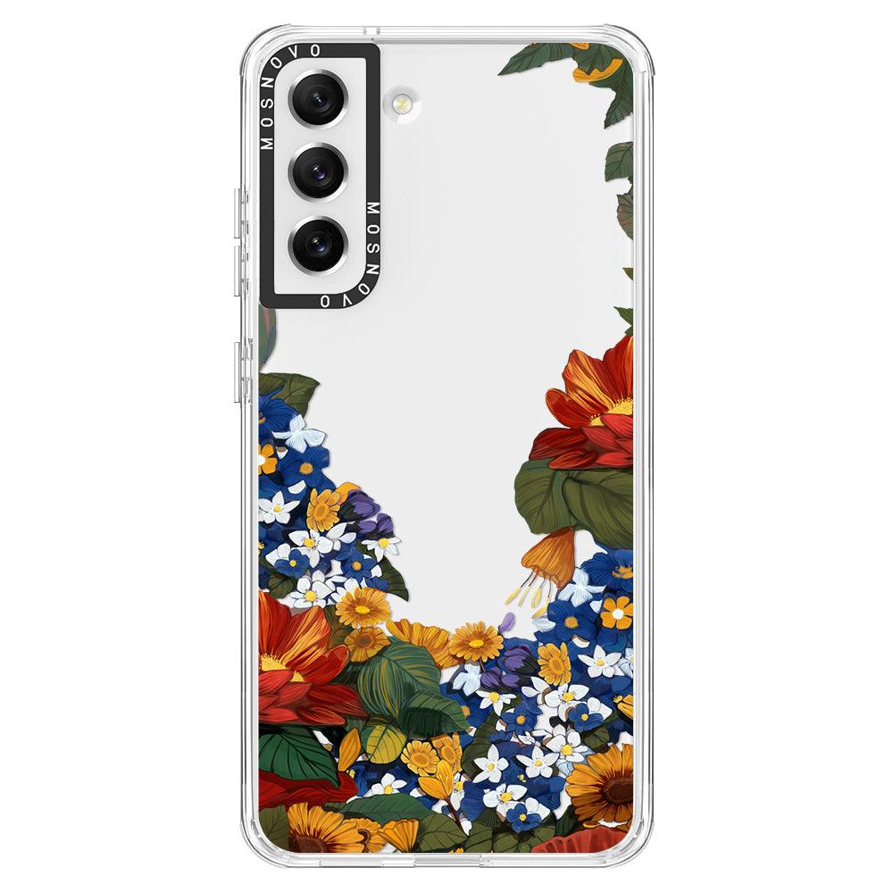 Floral Garden Phone Case - Samsung Galaxy S21 FE Case - MOSNOVO