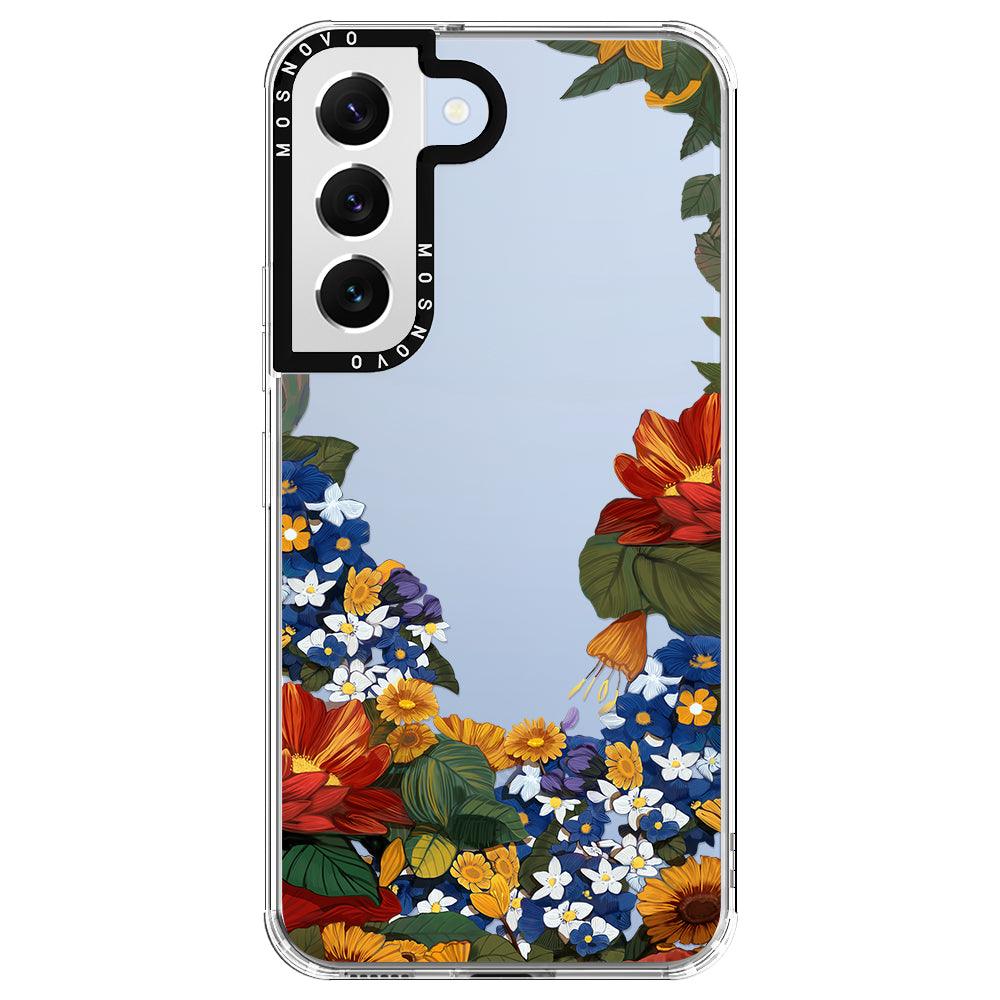 Floral Garden Phone Case - Samsung Galaxy S22 Case - MOSNOVO