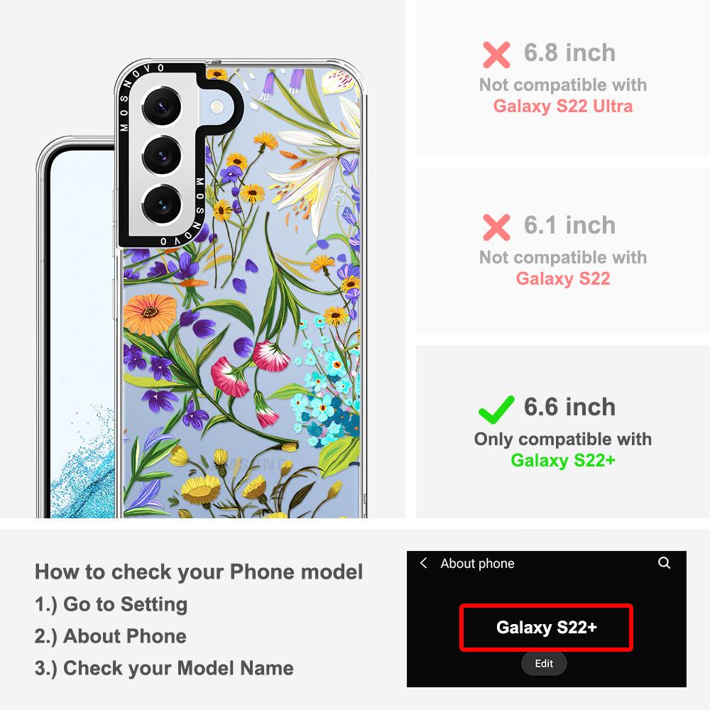 Floral Garden Phone Case - Samsung Galaxy S22 Plus Case - MOSNOVO