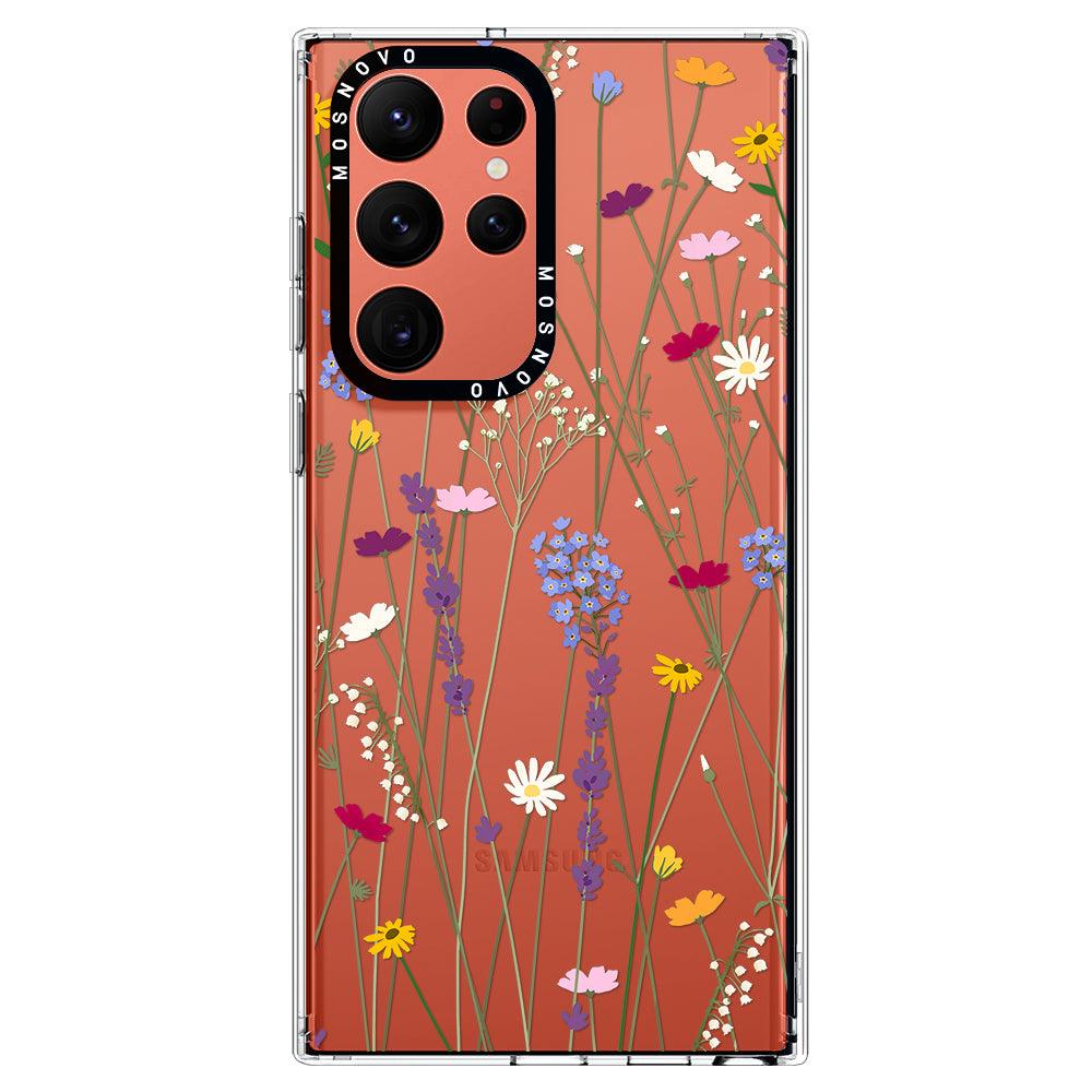 Floral Garden Phone Case - Samsung Galaxy S22 Ultra Case - MOSNOVO