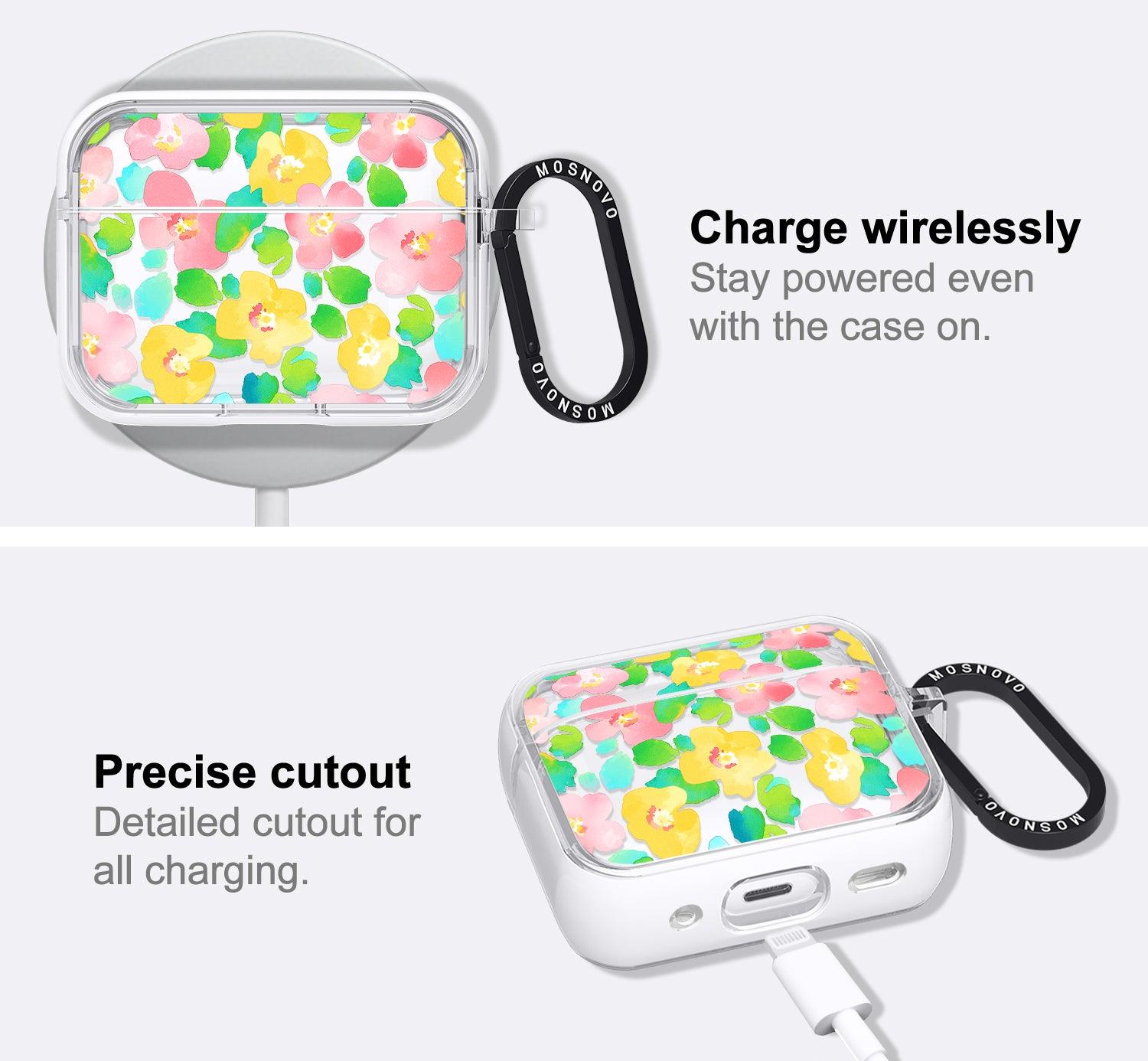 Floral Print AirPods Pro 2 Case (2nd Generation) - MOSNOVO