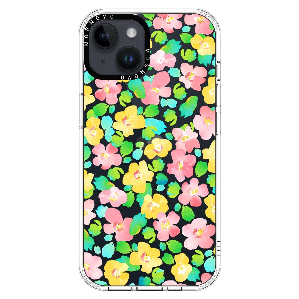 Floral Print Phone Case - iPhone 14 Case - MOSNOVO