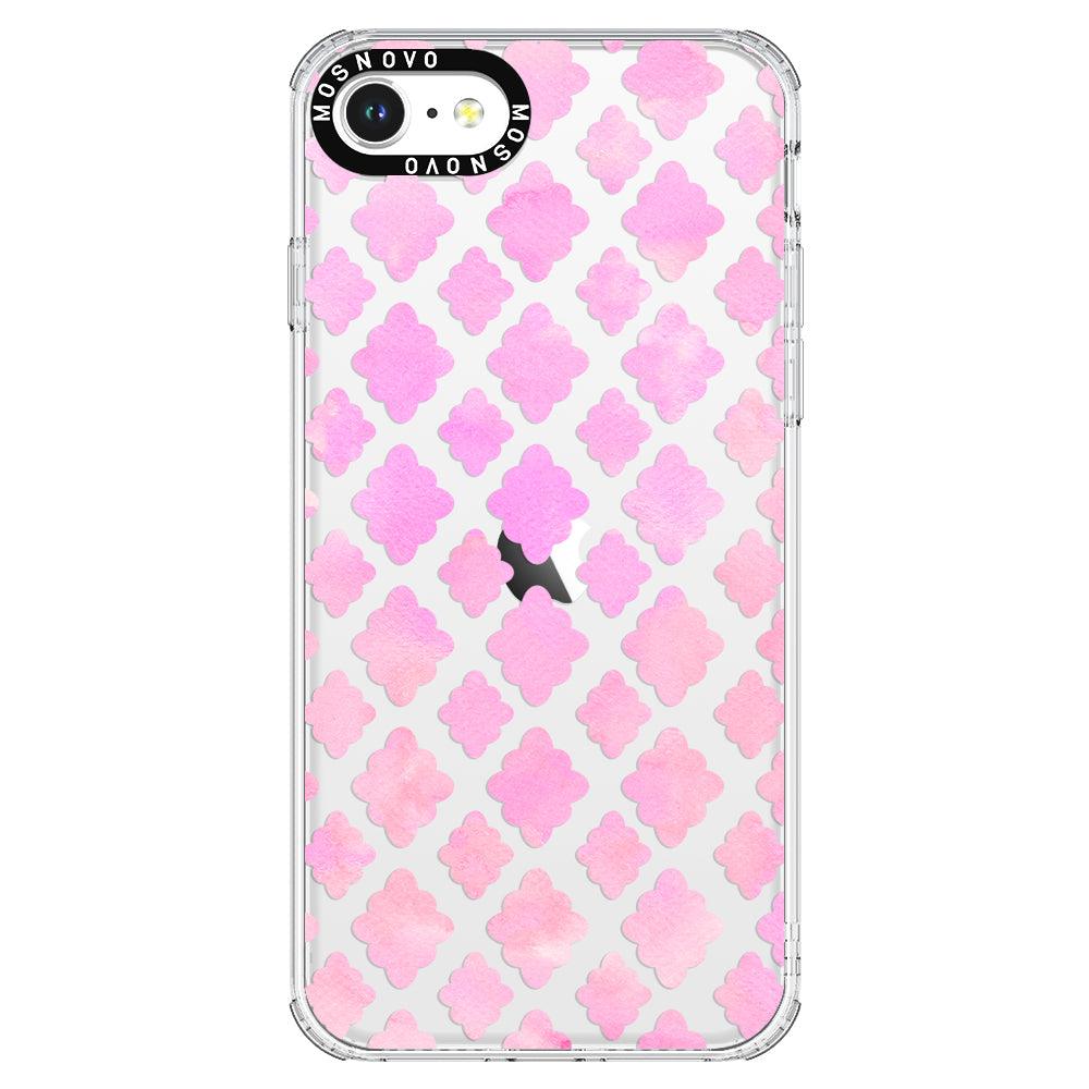 Flower Diamond Pattern Phone Case - iPhone 7 Case - MOSNOVO