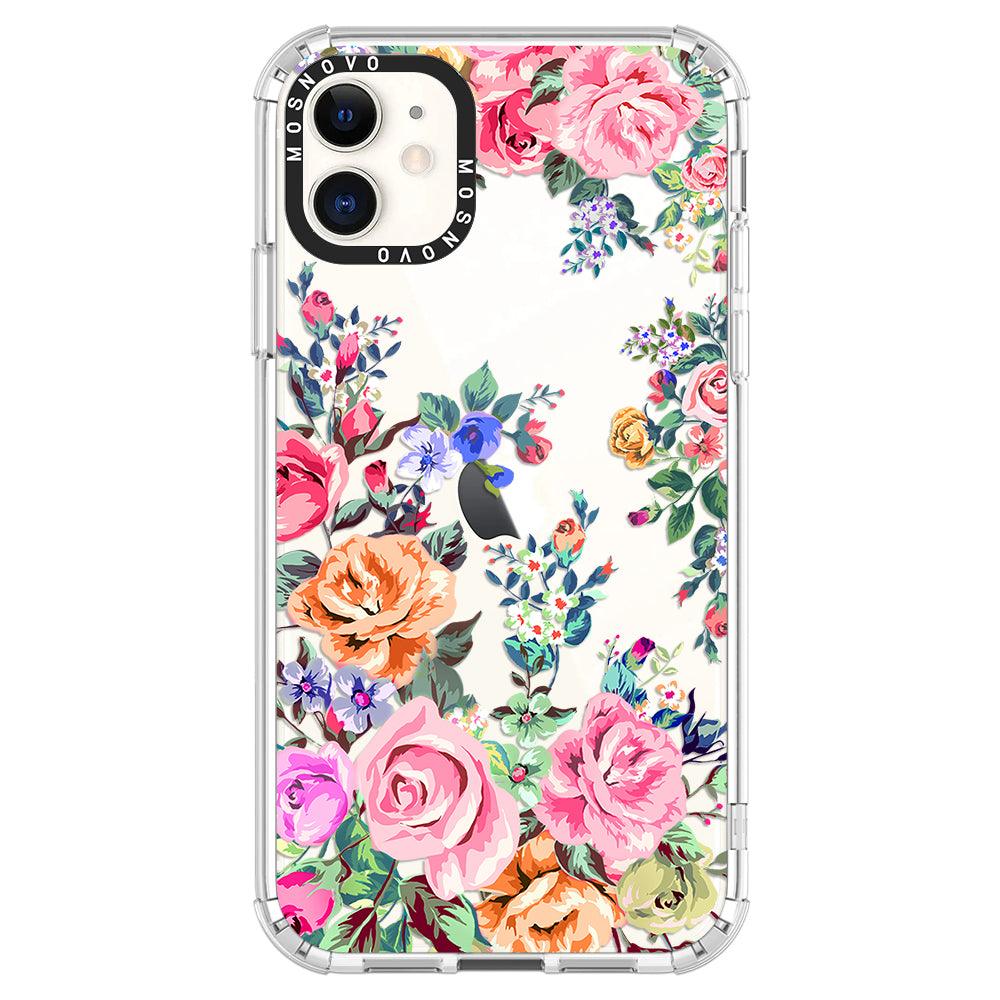 Flower Garden Phone Case - iPhone 11 Case - MOSNOVO