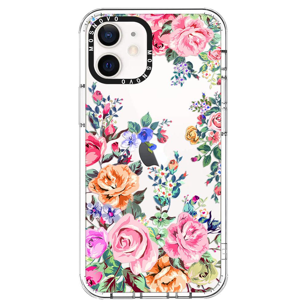 Flower Garden Phone Case - iPhone 12 Case - MOSNOVO