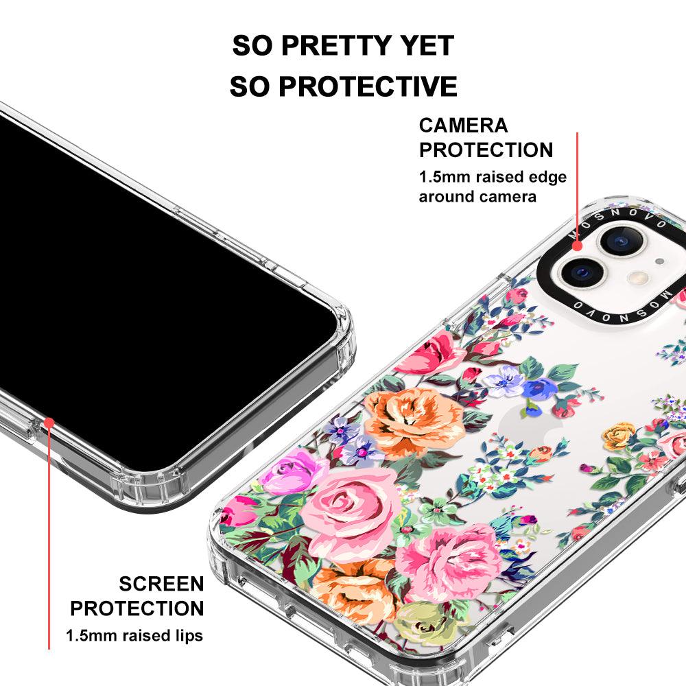 Flower Garden Phone Case - iPhone 12 Case - MOSNOVO