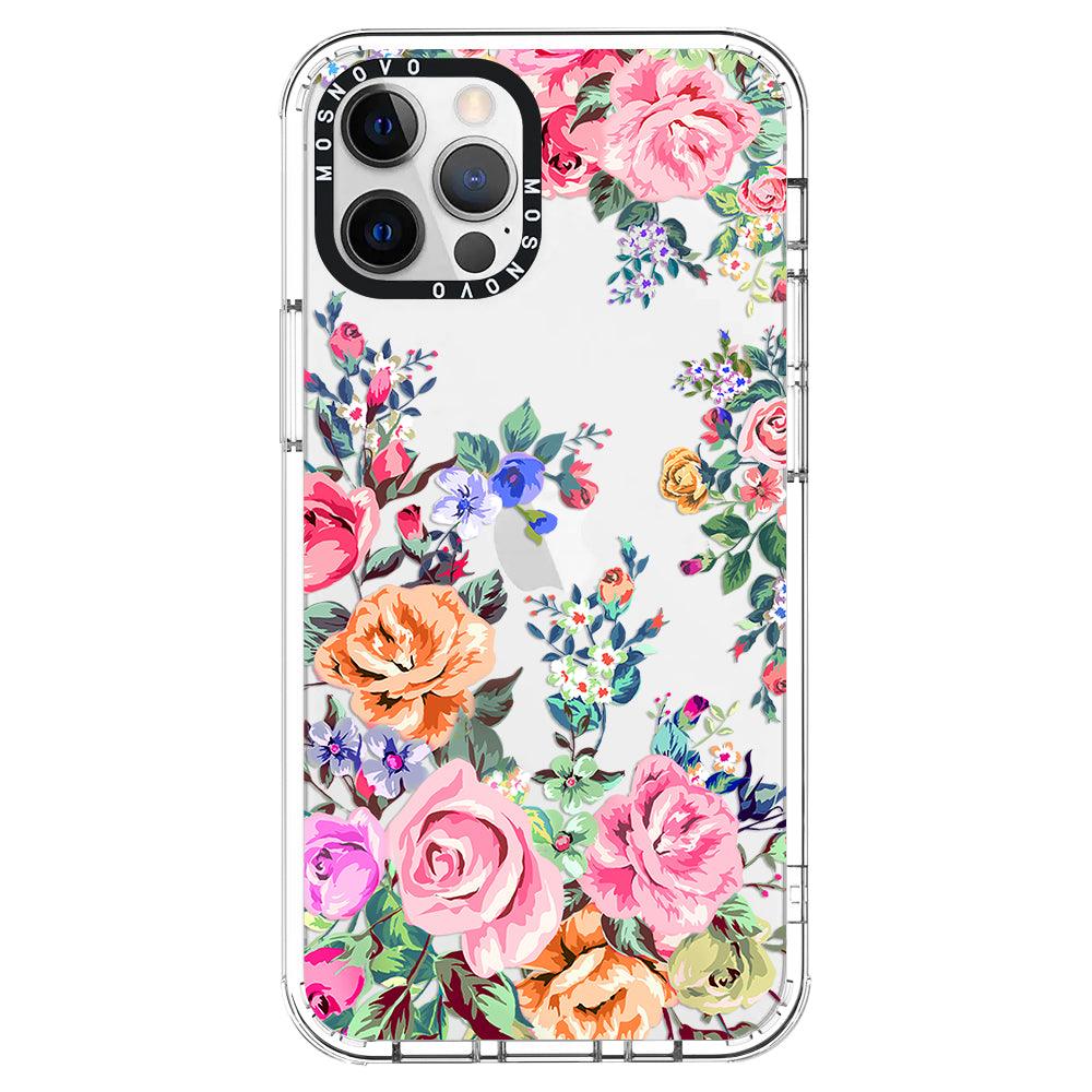 Flower Garden Phone Case - iPhone 12 Pro Case - MOSNOVO