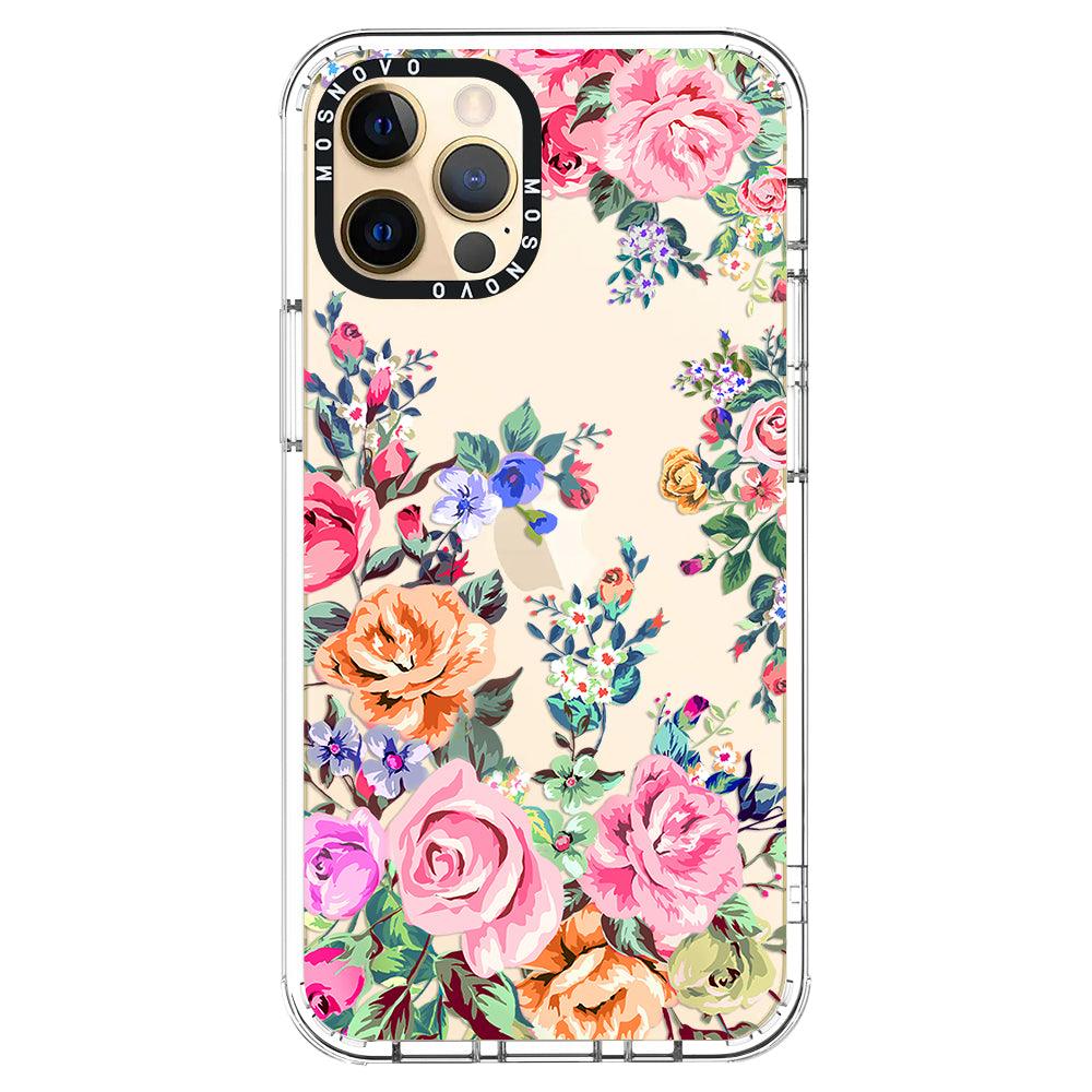 Flower Garden Phone Case - iPhone 12 Pro Case - MOSNOVO