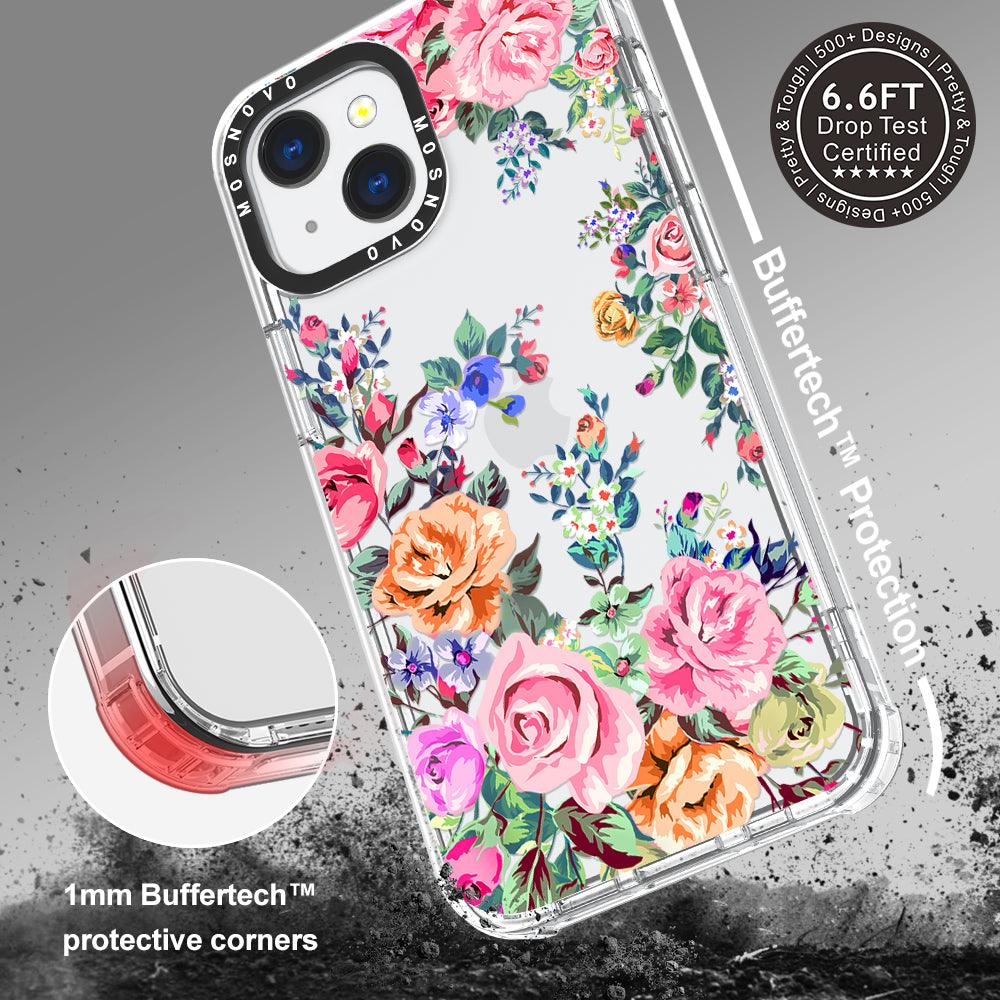 Flower Garden Phone Case - iPhone 13 Case - MOSNOVO