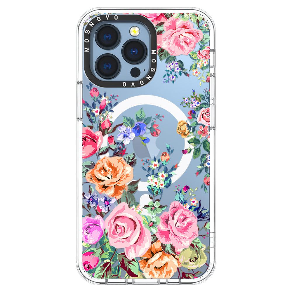 Flower Garden Phone Case - iPhone 13 Pro Case - MOSNOVO