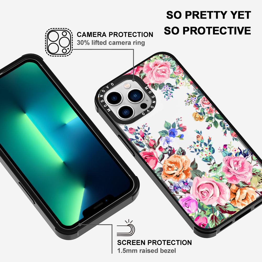 Flower Garden Phone Case - iPhone 13 Pro Max Case - MOSNOVO