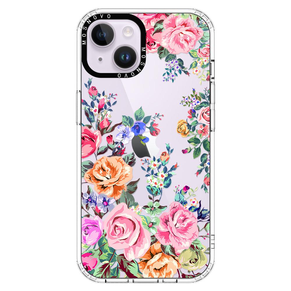 Flower Garden Phone Case - iPhone 14 Case - MOSNOVO