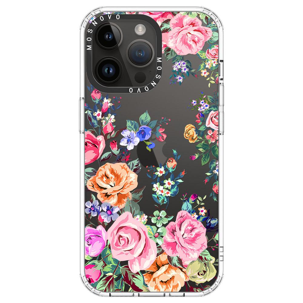 Flower Garden Phone Case - iPhone 14 Pro Max Case - MOSNOVO