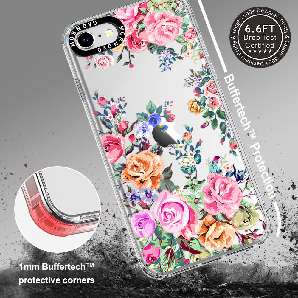 Flower Garden Phone Case - iPhone SE 2020 Case - MOSNOVO