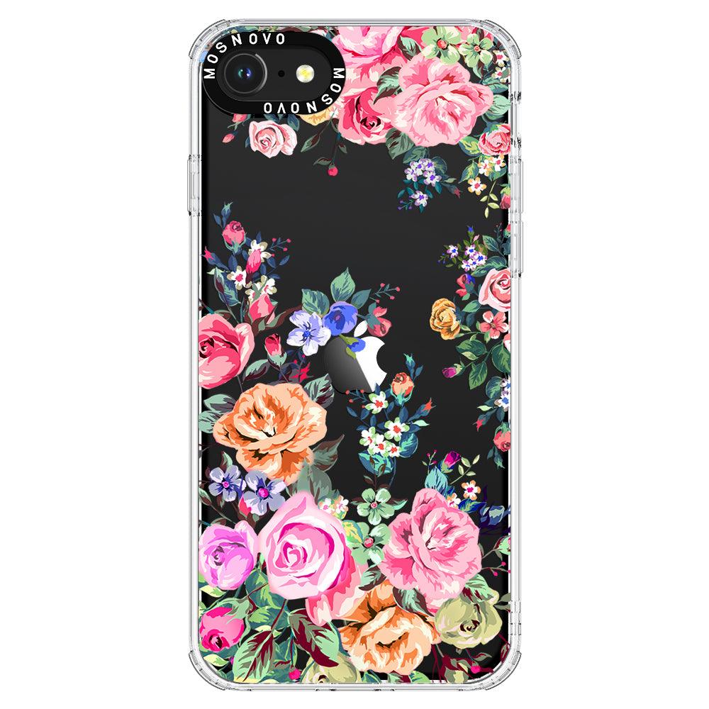 Flower Garden Phone Case - iPhone SE 2022 Case - MOSNOVO