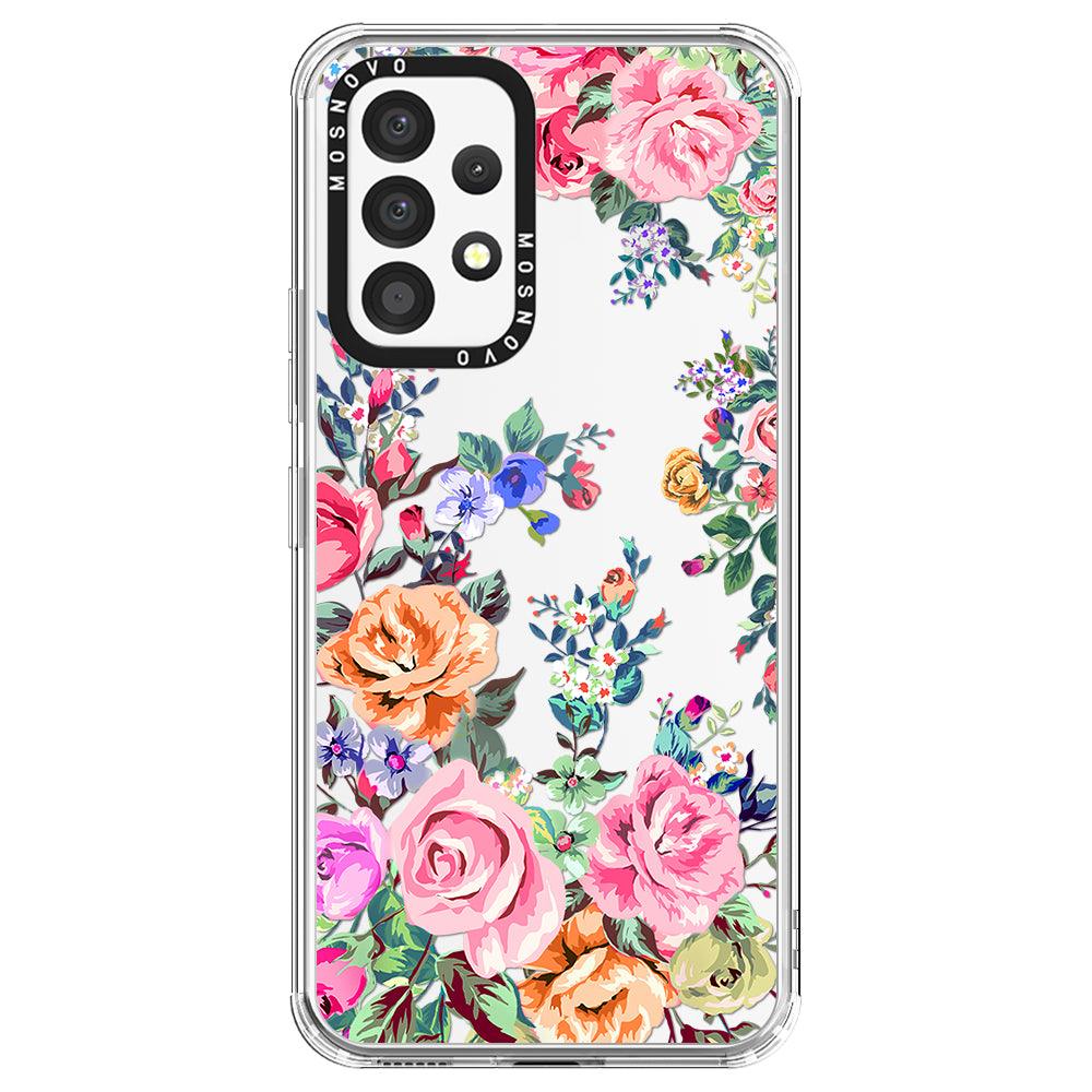 Flower Garden Phone Case - Samsung Galaxy A53 Case - MOSNOVO