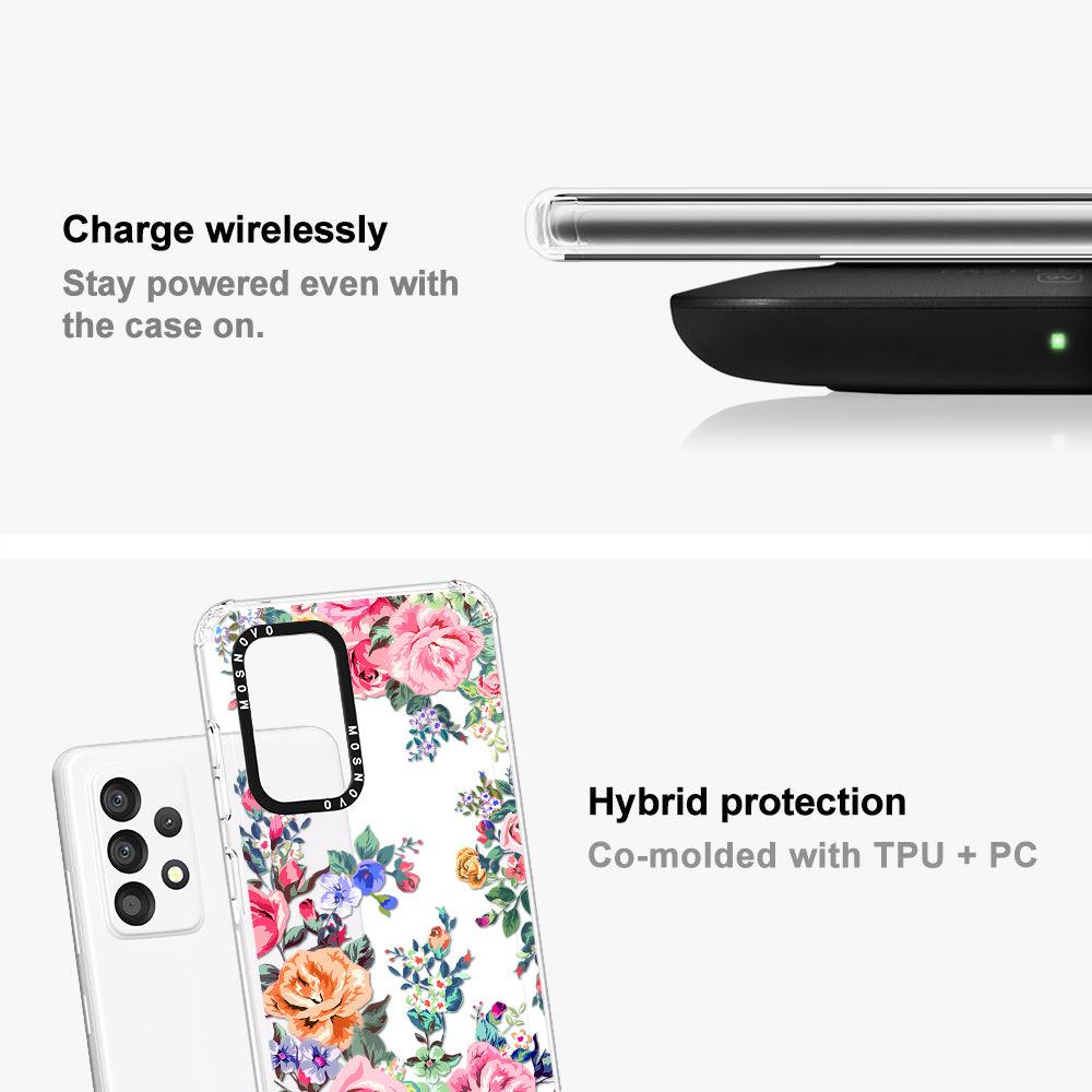Flower Garden Phone Case - Samsung Galaxy A53 Case - MOSNOVO