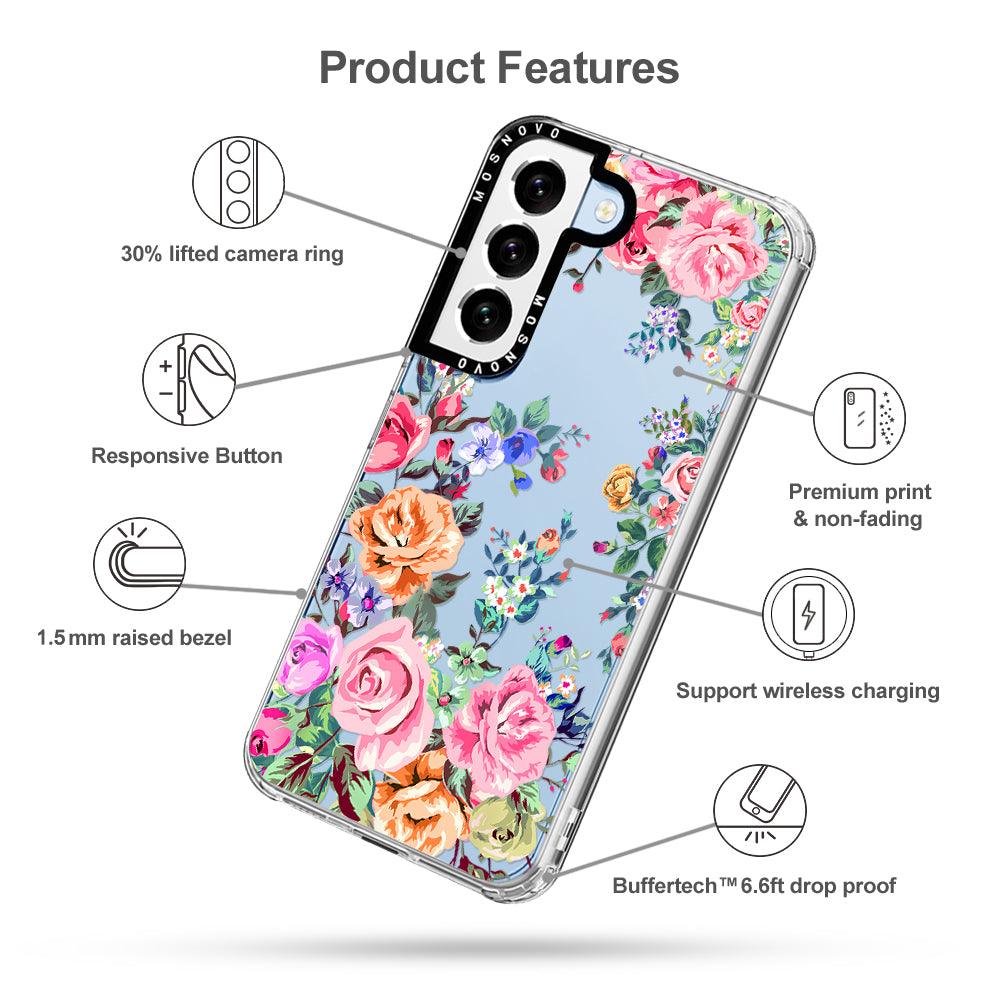 Flower Garden Phone Case - Samsung Galaxy S22 Case - MOSNOVO