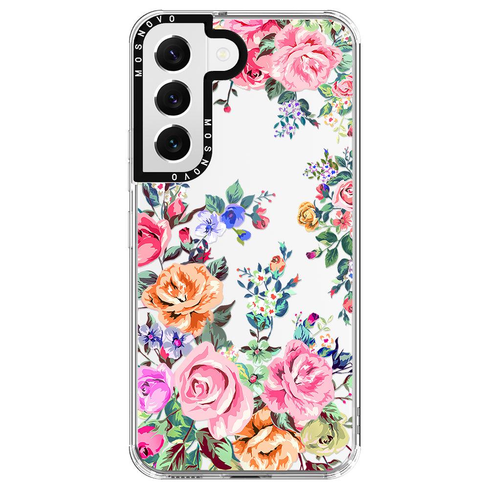 Flower Garden Phone Case - Samsung Galaxy S22 Case - MOSNOVO