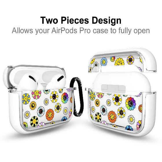 Flower Smiley Face AirPods Pro Case - MOSNOVO