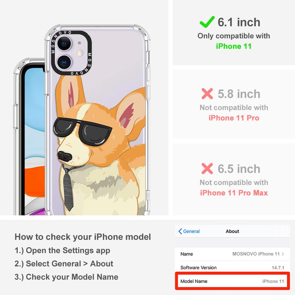 Fluffy Corgi Phone Case - iPhone 11 Case - MOSNOVO