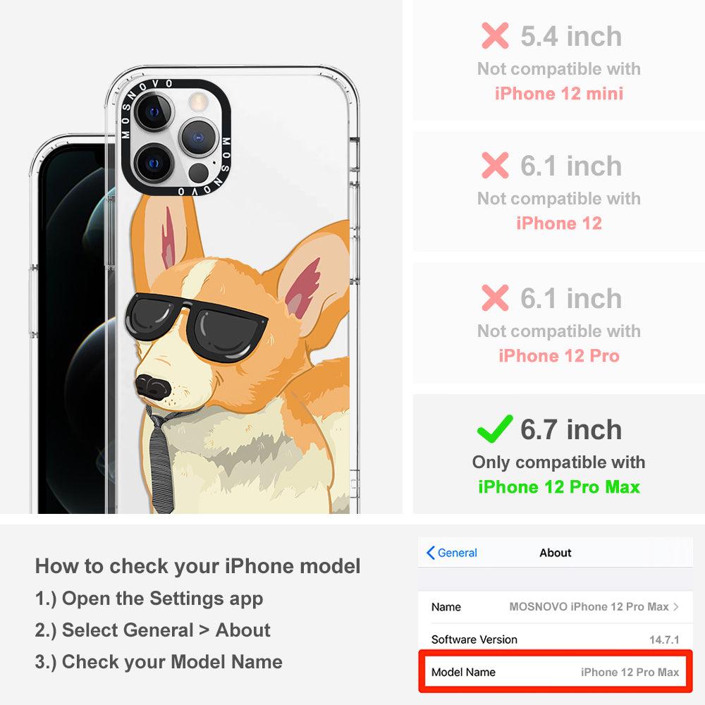 Fluffy Corgi Phone Case - iPhone 12 Pro Max Case - MOSNOVO