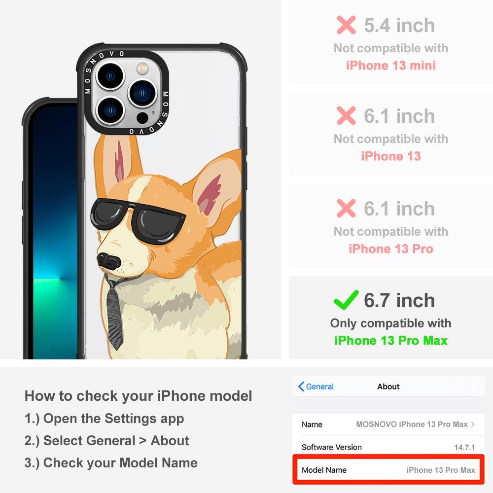 Fluffy Corgi Phone Case - iPhone 13 Pro Max Case - MOSNOVO