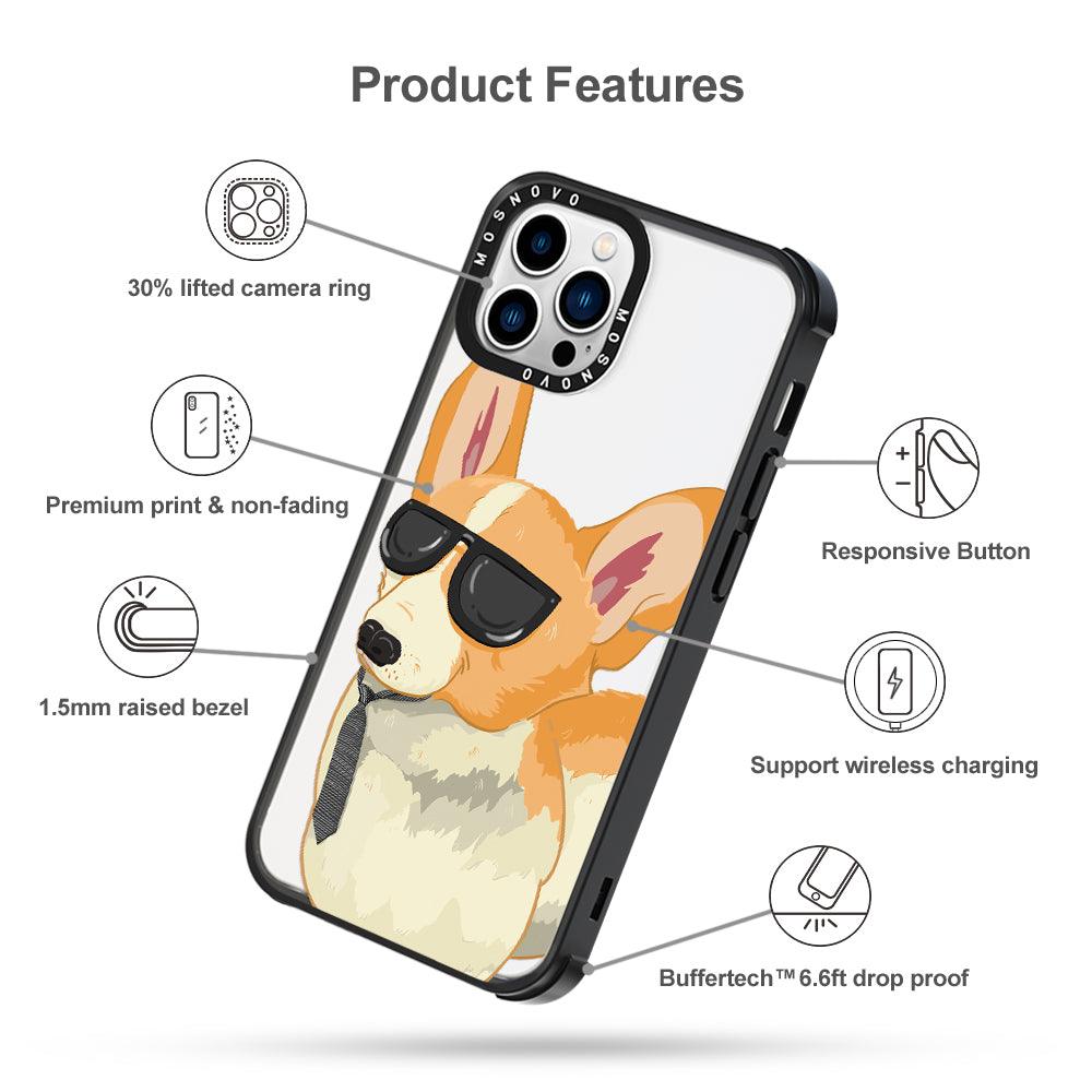 Fluffy Corgi Phone Case - iPhone 13 Pro Max Case - MOSNOVO