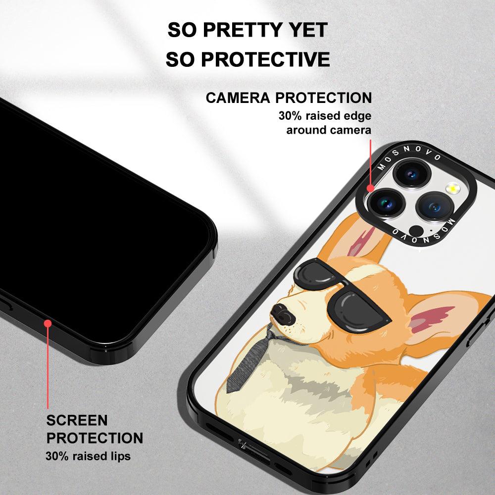 Fluffy Corgi Phone Case - iPhone 14 Pro Max Case - MOSNOVO