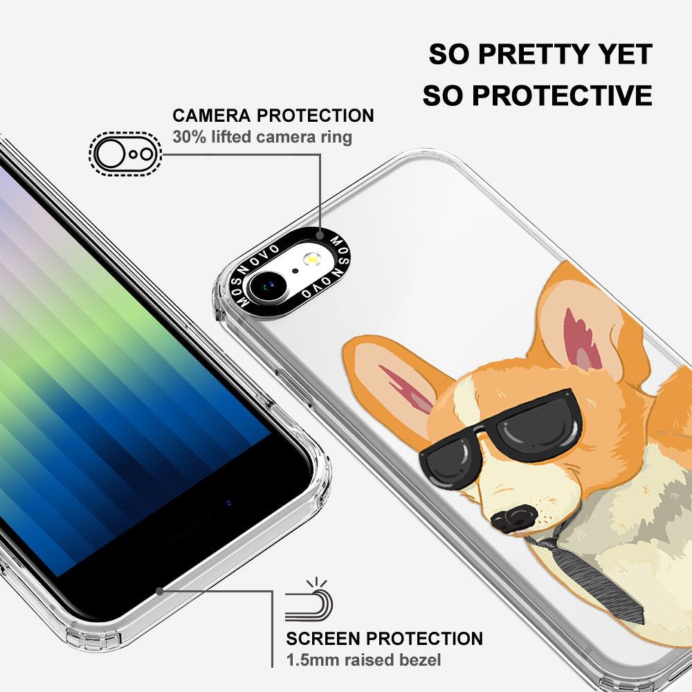 Fluffy Corgi Phone Case - iPhone SE 2020 Case - MOSNOVO