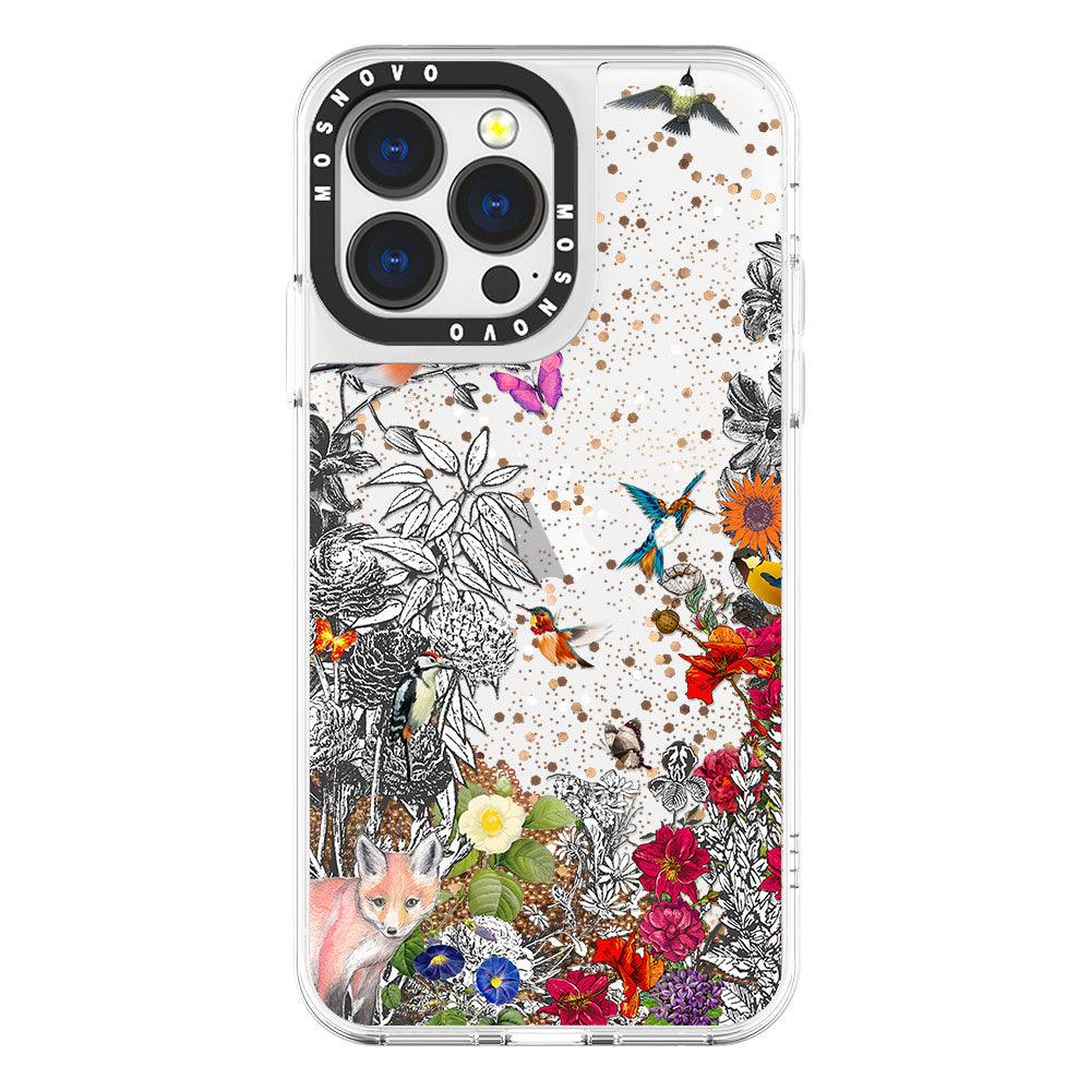 Forest Glitter Phone Case - iPhone 13 Pro Case - MOSNOVO